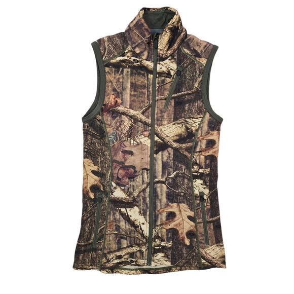 Icebreaker Mossy Oak Cascade Merino Wool Camouflage Vest - Picture 1 of 7